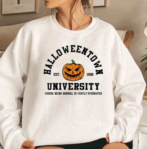 Colorful Pumpkin Halloween Sweater - Fun Autumn Party Style