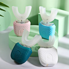 U-Shaped Ultrasonic Electric Toothbrush – Hands-Free 360° Automatic Toothbrush for Adults & Kids