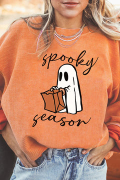 Pumpkin Head Halloween Sweater - Cozy Spooky Season Style