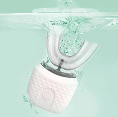 U-Shaped Ultrasonic Electric Toothbrush – Hands-Free 360° Automatic Toothbrush for Adults & Kids