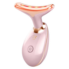 7 Color Wavy Microcurrent Facial Massager - Skin Firming Face & Neck Beauty Device