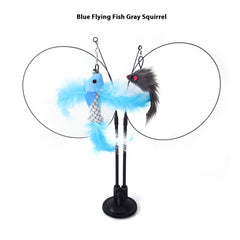 Cat Sucker Teaser Toy – Interactive Suction Cup Wand Toy for Indoor Cats