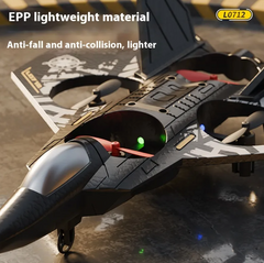 Lightweight Foam RC Fighter Jet for Kids – Remote Control Airplane for Beginners