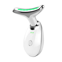 7 Color Wavy Microcurrent Facial Massager - Skin Firming Face & Neck Beauty Device