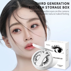 Magnetic Eyelashes Set – Reusable False Lashes with Magnetic Eyeliner, No Glue Needed