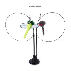 Cat Sucker Teaser Toy – Interactive Suction Cup Wand Toy for Indoor Cats