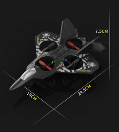 Lightweight Foam RC Fighter Jet for Kids – Remote Control Airplane for Beginners