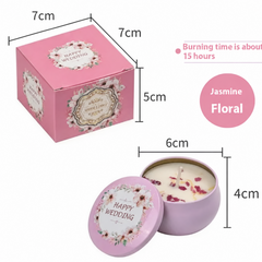 Floral Scented Candle