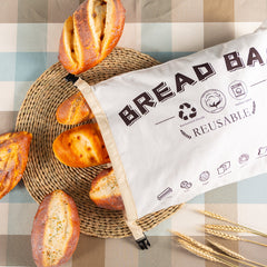 Cotton and Linen Bread Bags for Storage