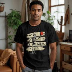 Well Shit Skeleton T-Shirt - Funny Halloween Party Tee
