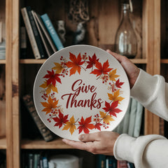 Give Thanks Autumn 10" Plate