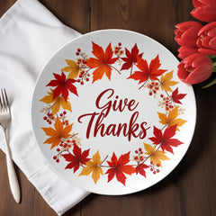 Give Thanks Autumn 10" Plate