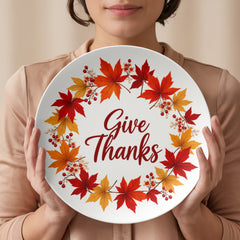 Give Thanks Autumn 10" Plate
