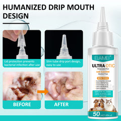 Pet Ear Cleaner 50ml – Gentle Ear Cleaning Solution for Dogs & Cats
