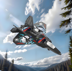 Lightweight Foam RC Fighter Jet for Kids – Remote Control Airplane for Beginners