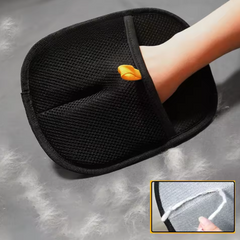 2-in-1 Pet Grooming Gloves – Deshedding & Massage Gloves for Dogs, Cats & Rabbits