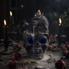 Skull Backflow Incense Burner