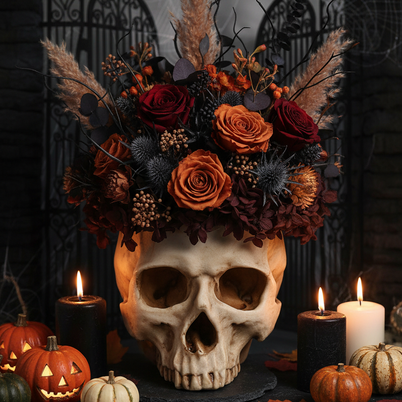 Skull Flower Pot
